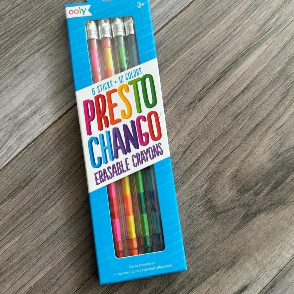 OOLY Presto Chango‎ Erasable Crayons 6 Sticks/12 Colors